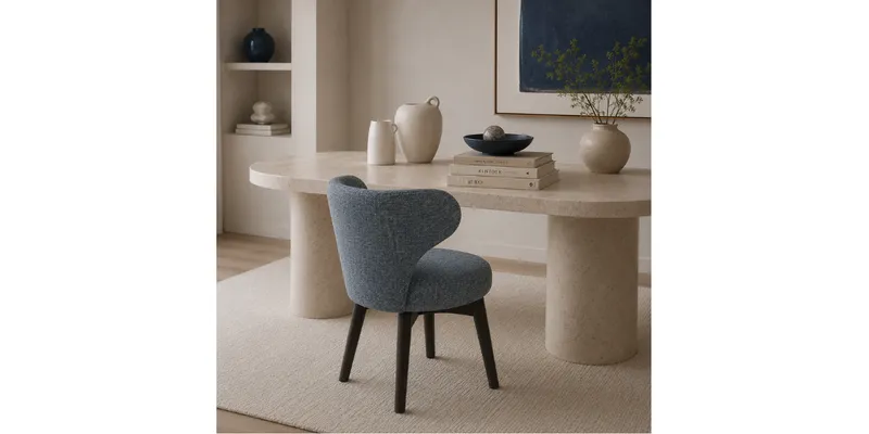 Turn an accent chair into a family corner